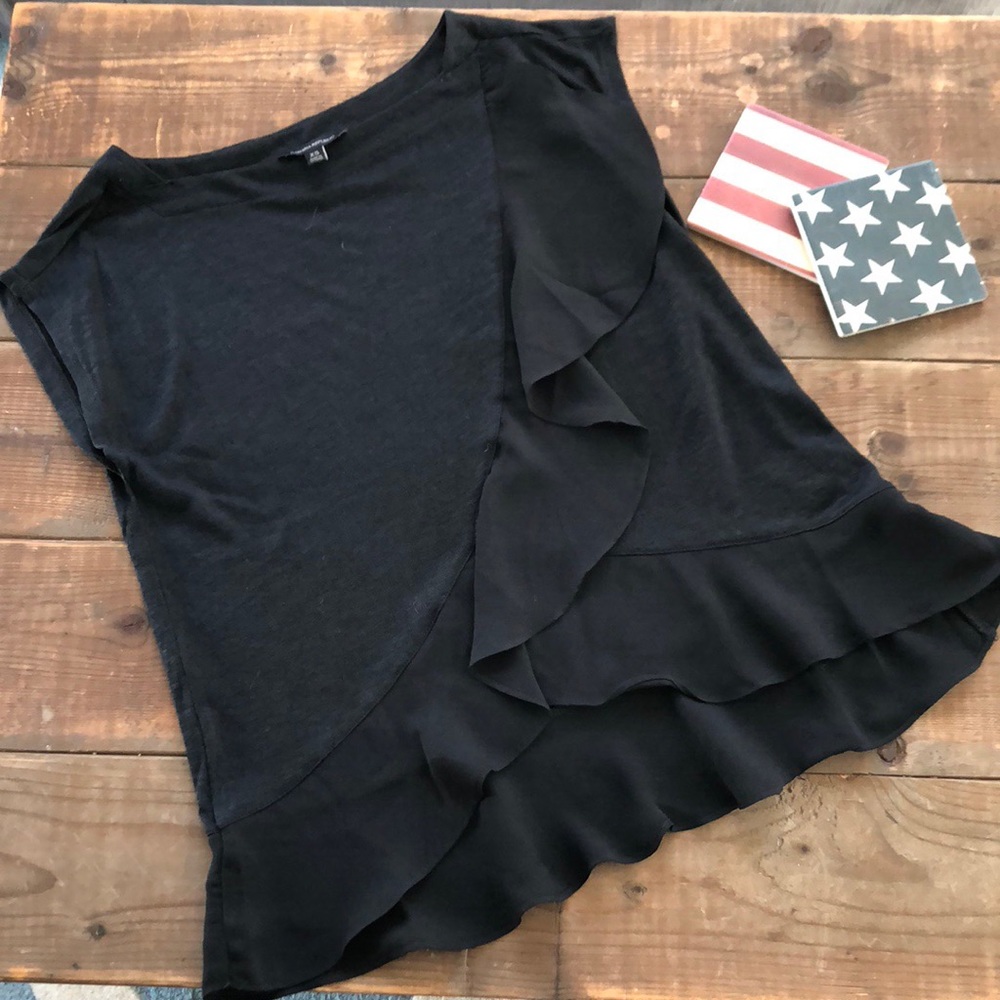 BANANA REPUBLIC Black Flowy Dressy Tank